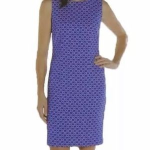 Mario Serrani Womens Sleeveless Fitted Shift Dress
